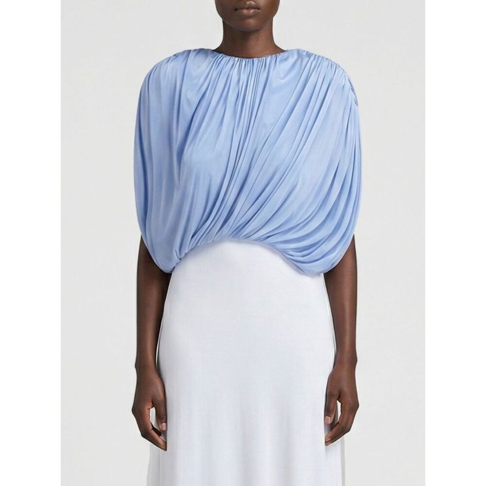 Magda Butrym Women Magda Butrym Draped Cupro Blouse